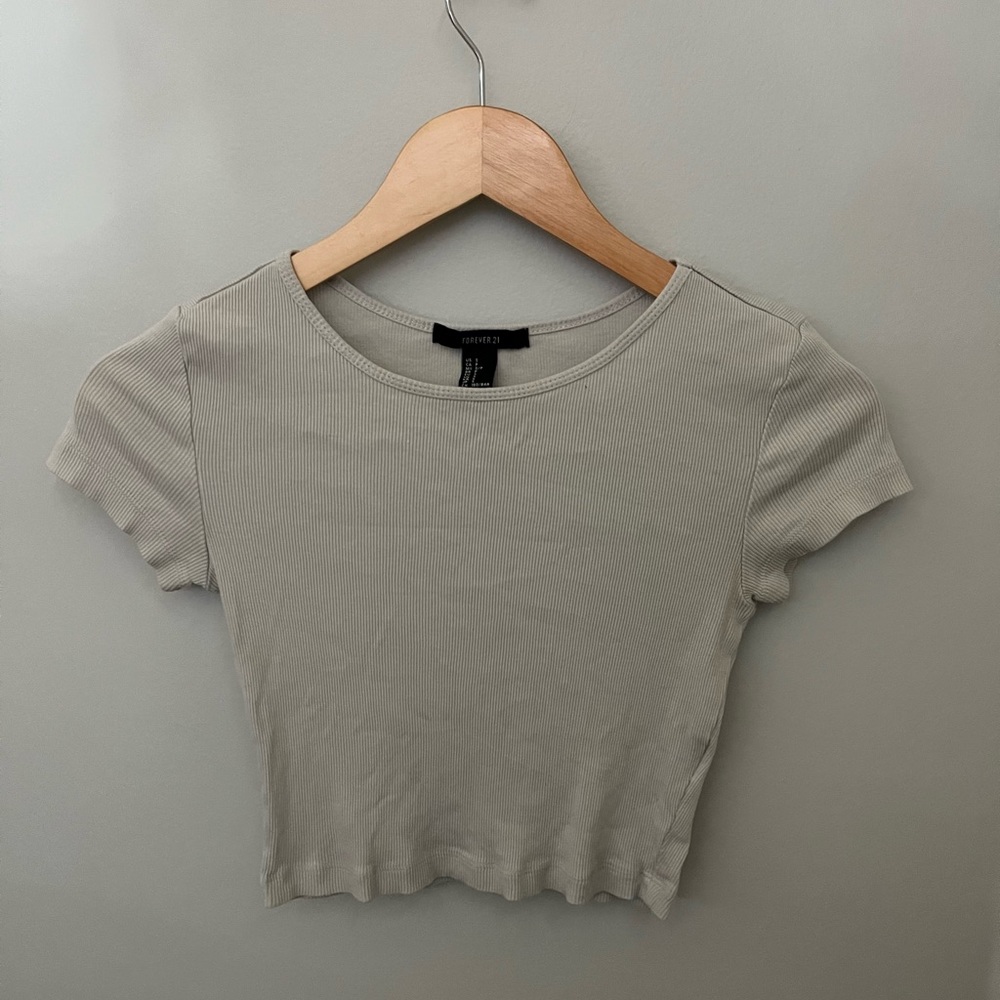 forever 21 crop tee